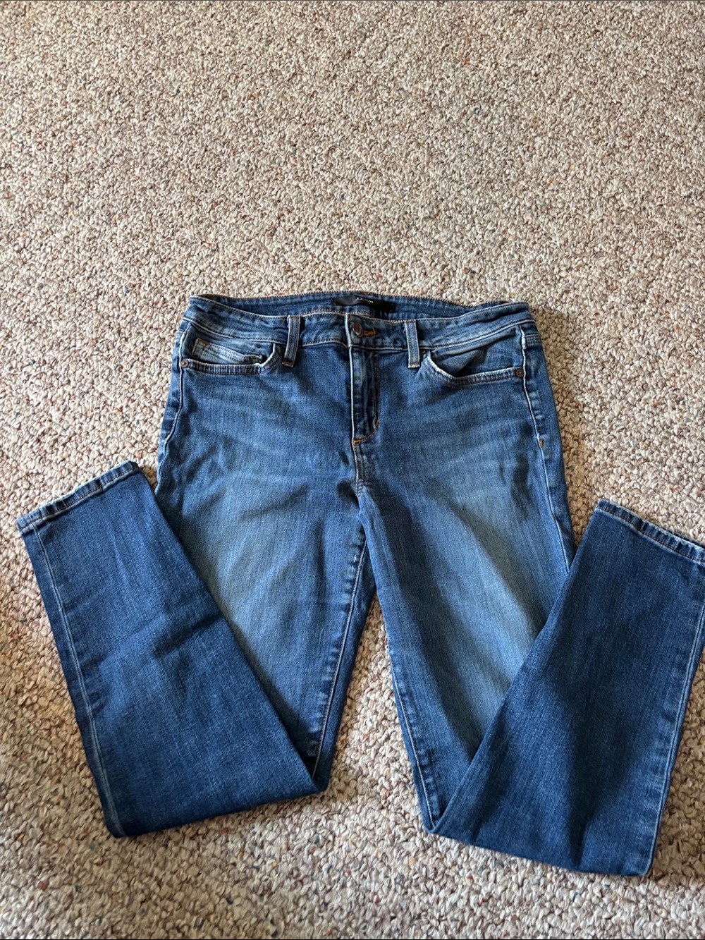 Joe's Jeans Women's Skinny Jeans in Medium and Dark Blue Wash